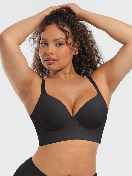 Curvehaus Deep V Push Up Bra