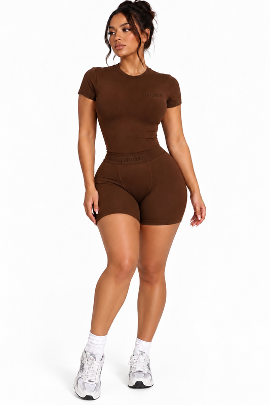 Curvehaus Signature Everyday Cotton Short Set (Short Sleeve)