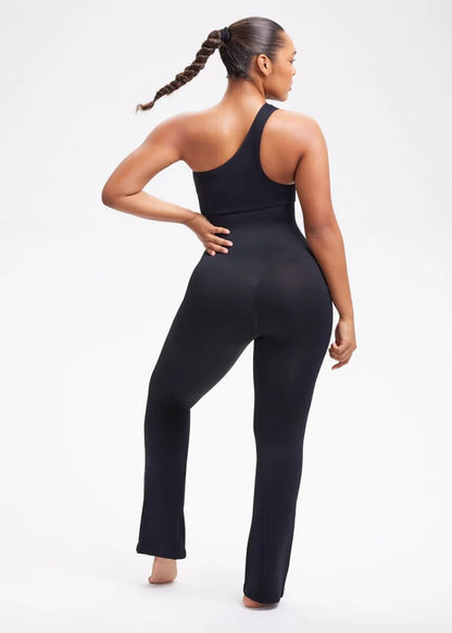 Curvehaus One Shoulder Shaping Jumpsuit