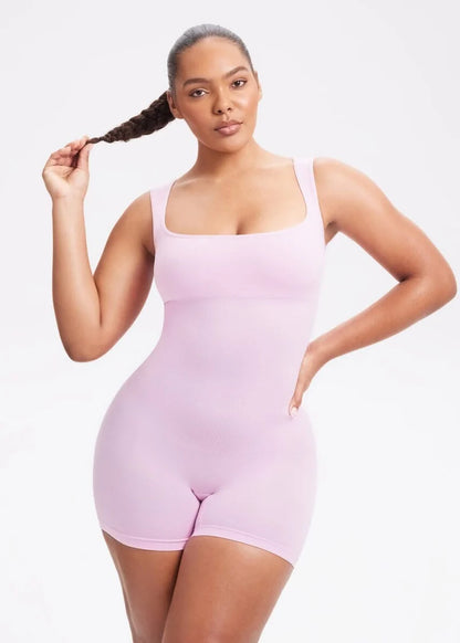 Curvehaus Active Square Neck Romper