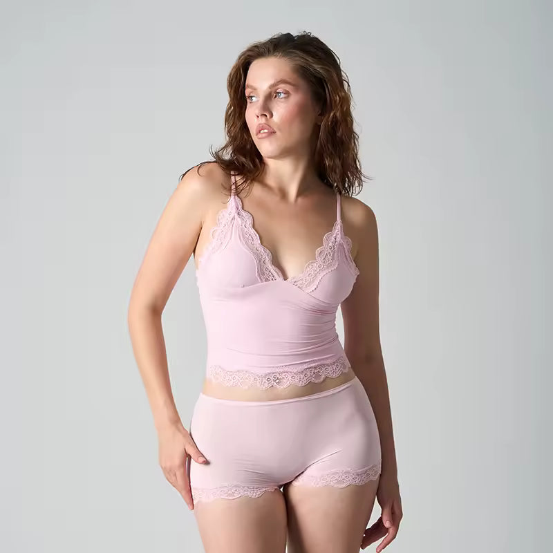 Curvehaus Sleep Soft Lace Cami Set