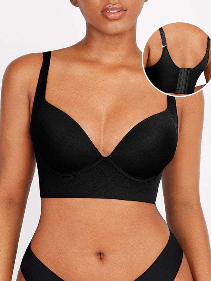 Curvehaus Deep V Push Up Bra