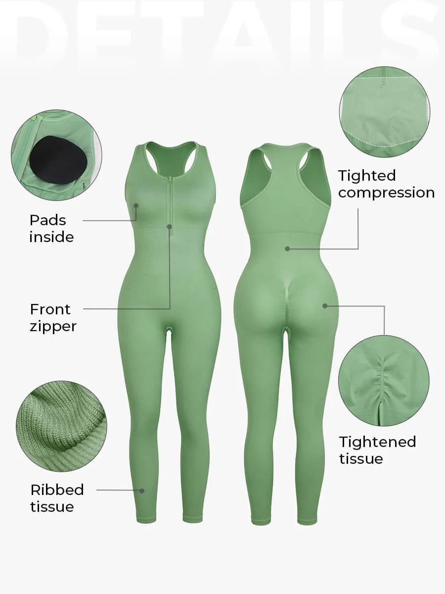 Curvehaus Active Racerback Jumpsuit