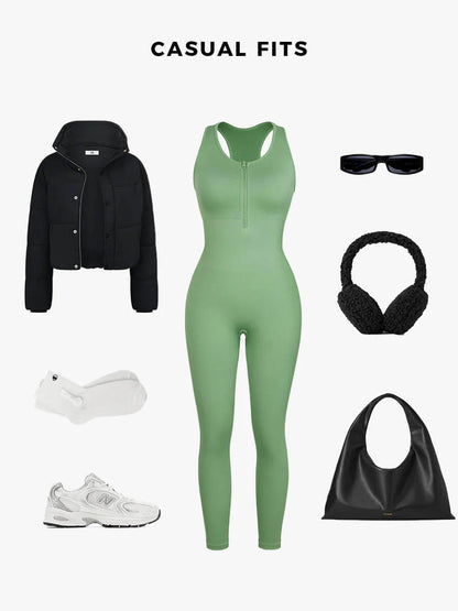 Curvehaus Active Racerback Jumpsuit