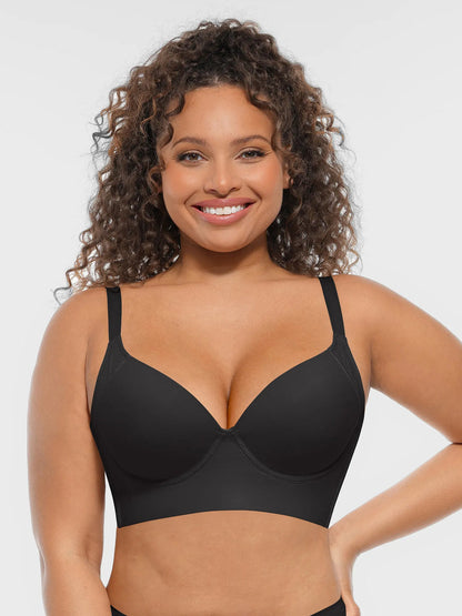 Curvehaus Deep V Push Up Bra