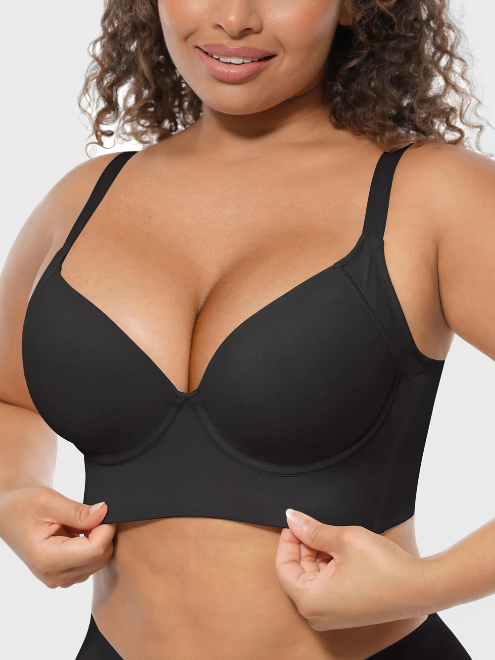 Curvehaus Deep V Push Up Bra