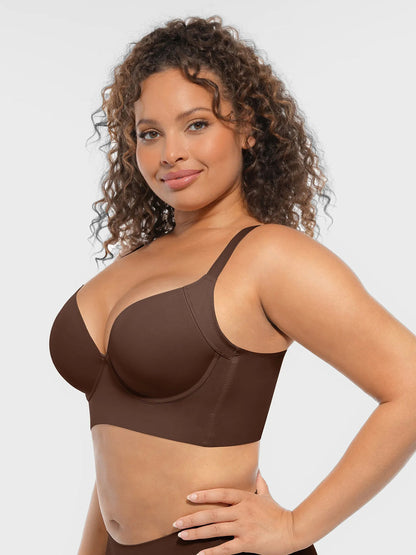 Curvehaus Deep V Push Up Bra