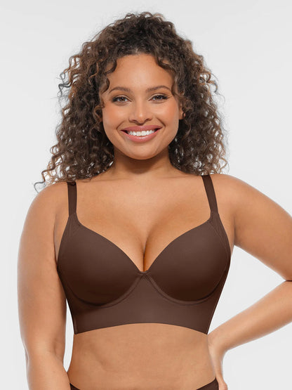 Curvehaus Deep V Push Up Bra