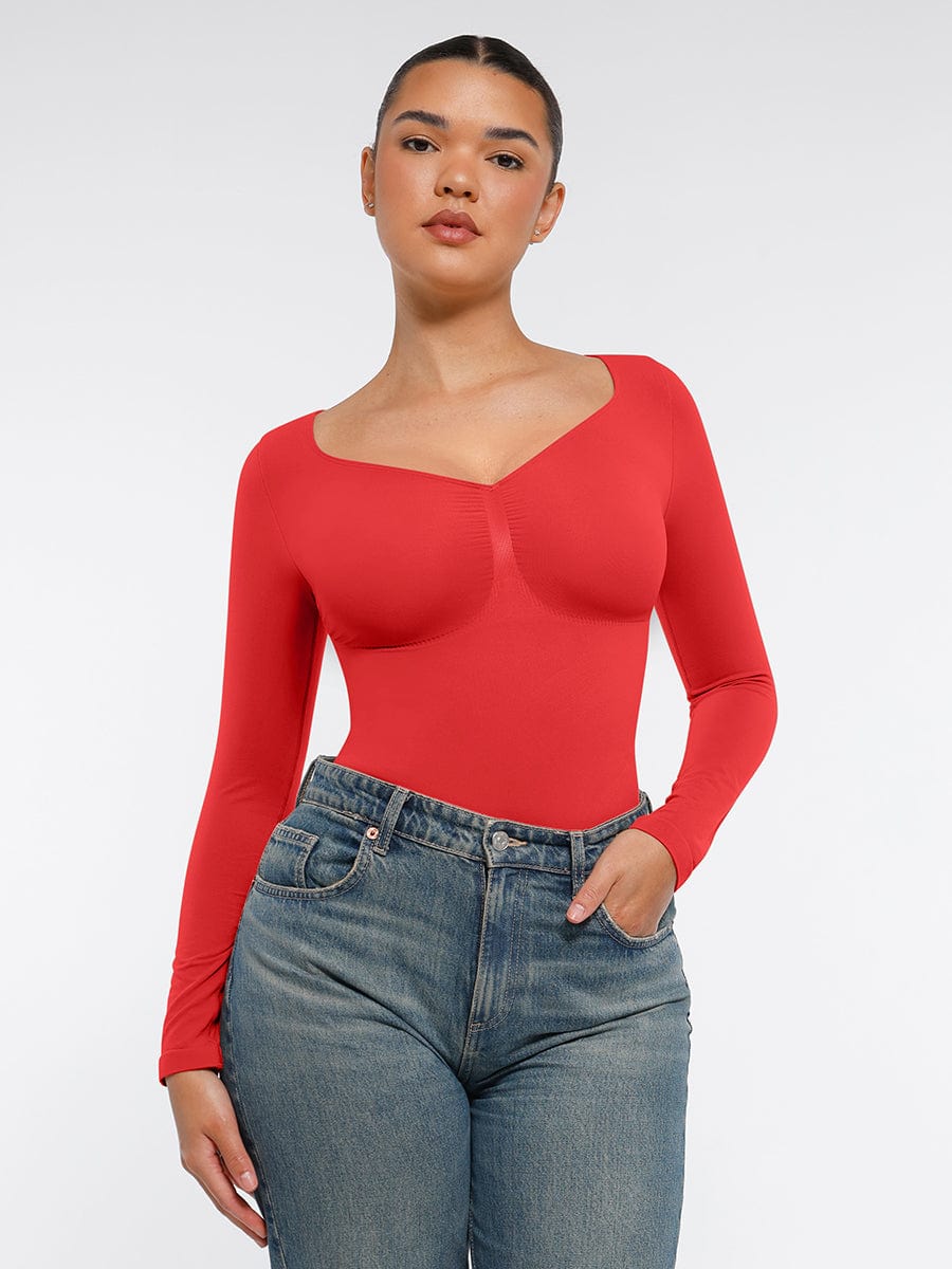 Curvehaus Seamless Sculpt Long Sleeve Bodysuit