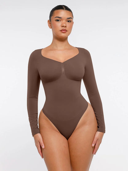 Curvehaus Seamless Sculpt Long Sleeve Bodysuit