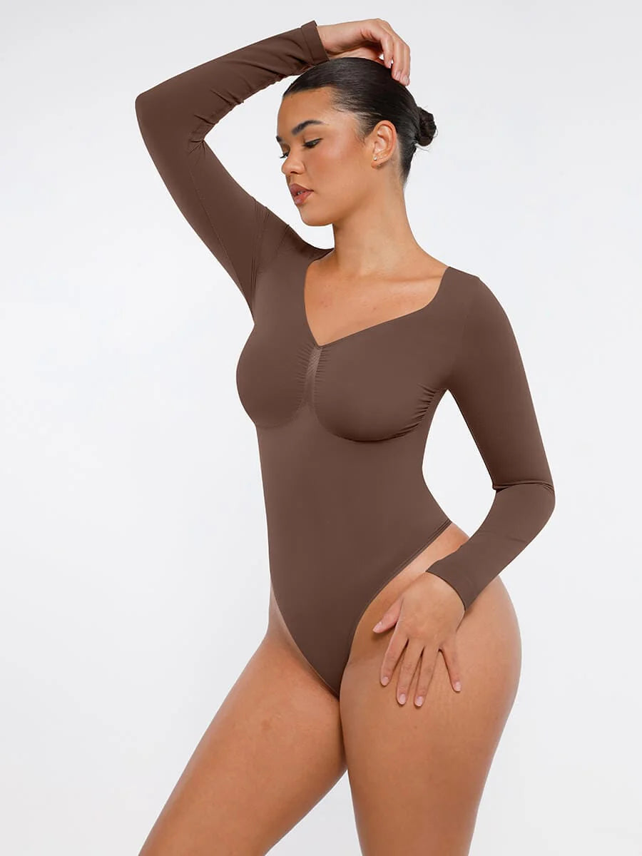 Curvehaus Seamless Sculpt Long Sleeve Bodysuit