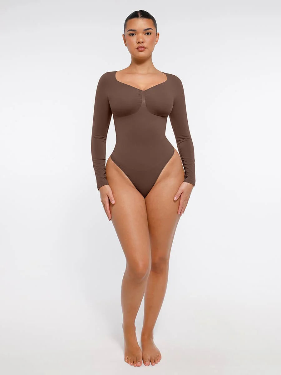 Curvehaus Seamless Sculpt Long Sleeve Bodysuit