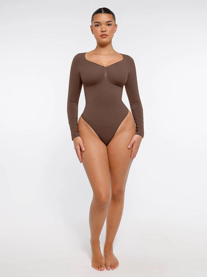 Curvehaus Seamless Sculpt Long Sleeve Bodysuit