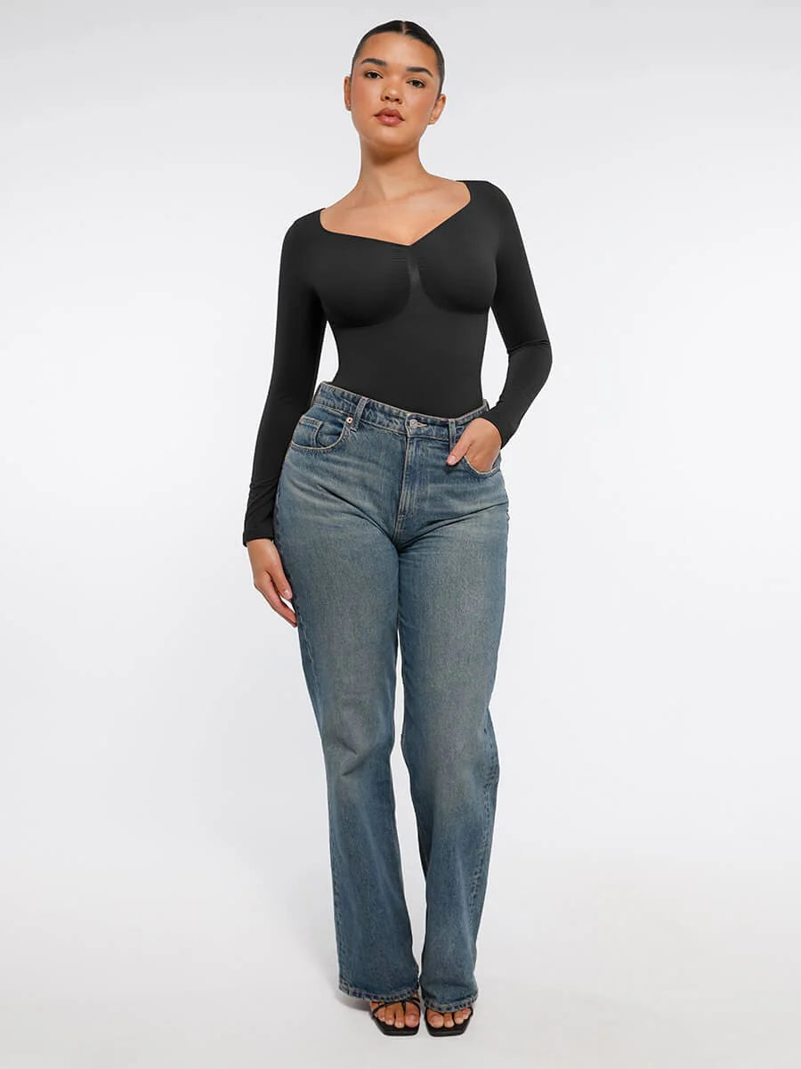 Curvehaus Seamless Sculpt Long Sleeve Bodysuit