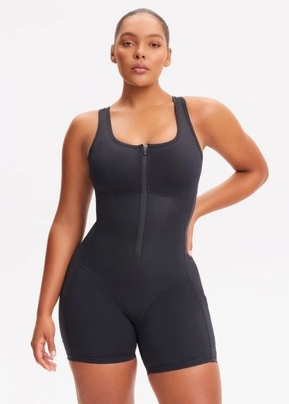 Curvehaus Heat Sculpt™ Mid-Thigh Sauna Jumpsuit