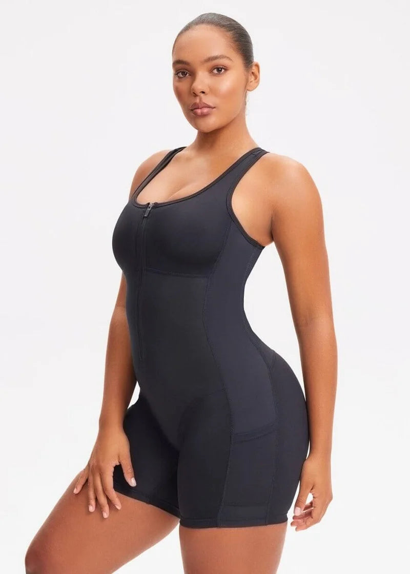 Curvehaus Heat Sculpt™ Mid-Thigh Sauna Jumpsuit