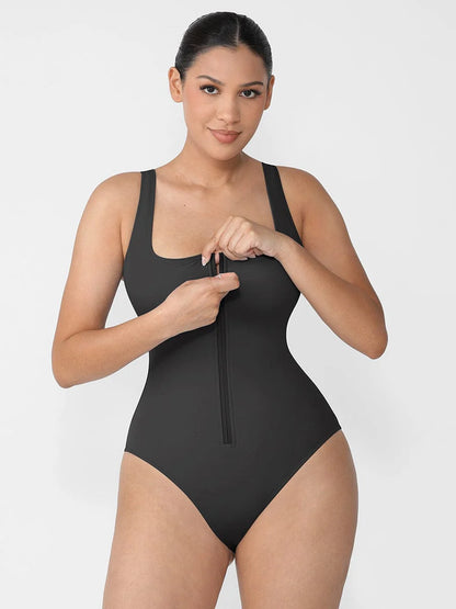 Curvehaus One piece Zip Swimsuit
