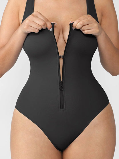 Curvehaus One piece Zip Swimsuit