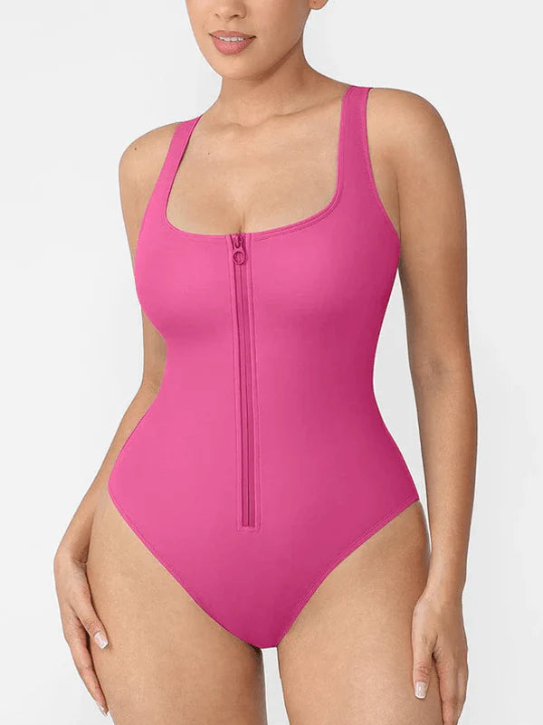 Curvehaus One piece Zip Swimsuit
