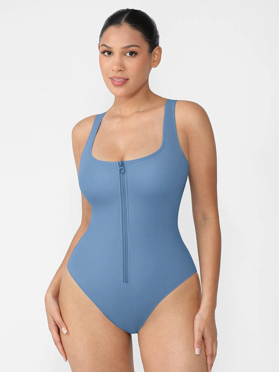 Curvehaus One piece Zip Swimsuit