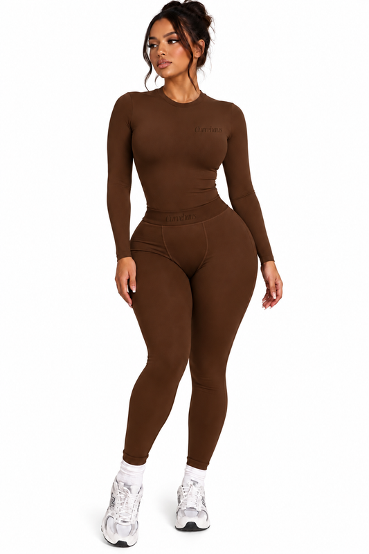 Curvehaus Signature Everyday Cotton Legging Set (long sleeve)