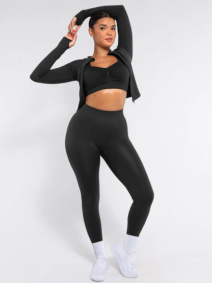 Curvehaus Active Flex Zip Top